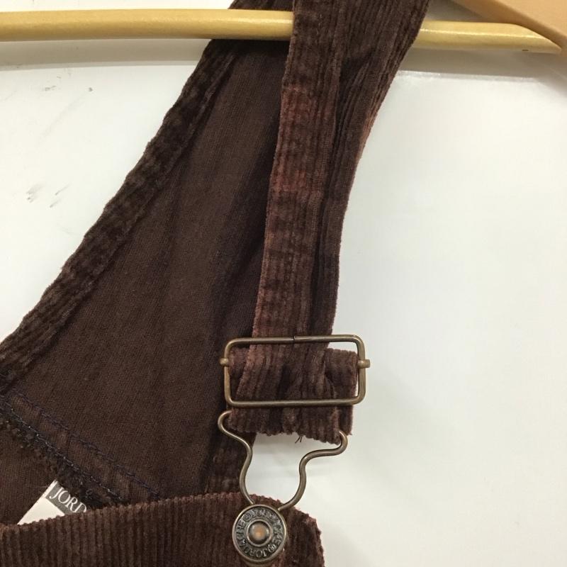 古着 USED サロペット・オーバーオール サロペット、オーバーオール JORDACHE コーデュロイ S ロゴ、文字 茶 / ブラウン /  メンズ USED 古着 中古 10107647