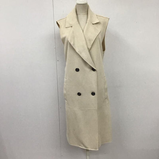 ザラ ZARA ベスト ベスト 8073 040 712 フェイクスウェード S 無地 ベージュ / ベージュ /  レディース USED 古着 中古 10109453