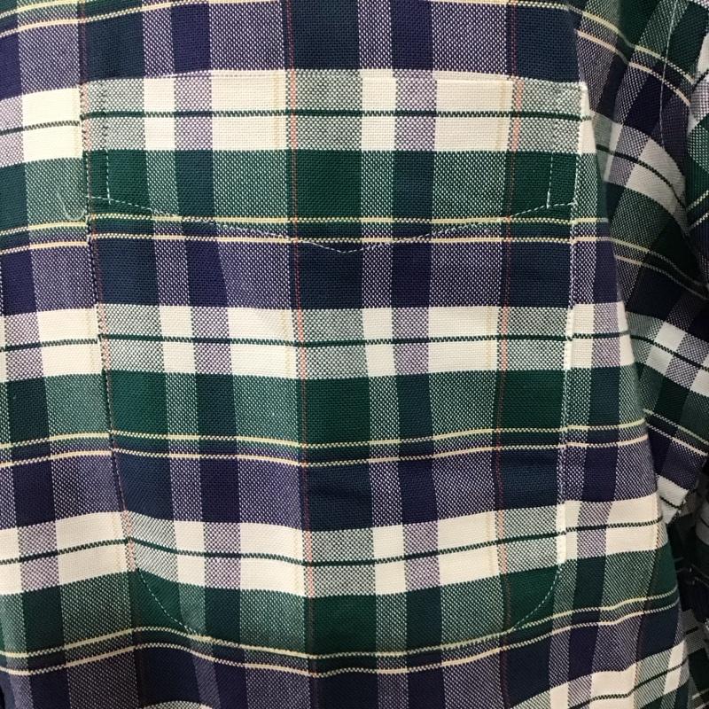 エルエルビーン L.L.Bean シャツ、ブラウス 長袖 長袖シャツ カラーシャツ ポケットシャツ 長袖カットソー チェックシャツ 80s アメリカ製 チェック マルチカラー / マルチカラー /  メンズ USED 古着 中古 10119904