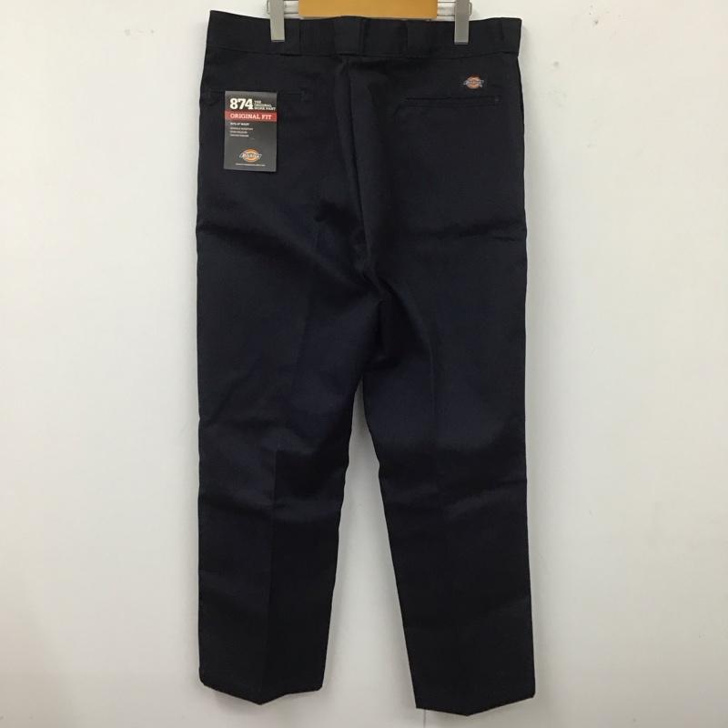ディッキーズ Dickies パンツ ワークパンツ、ペインターパンツ ワークパンツ ワイドパンツ カジュアルパンツ 38 無地 紺 / ネイビー /  メンズ USED 古着 中古 10113177