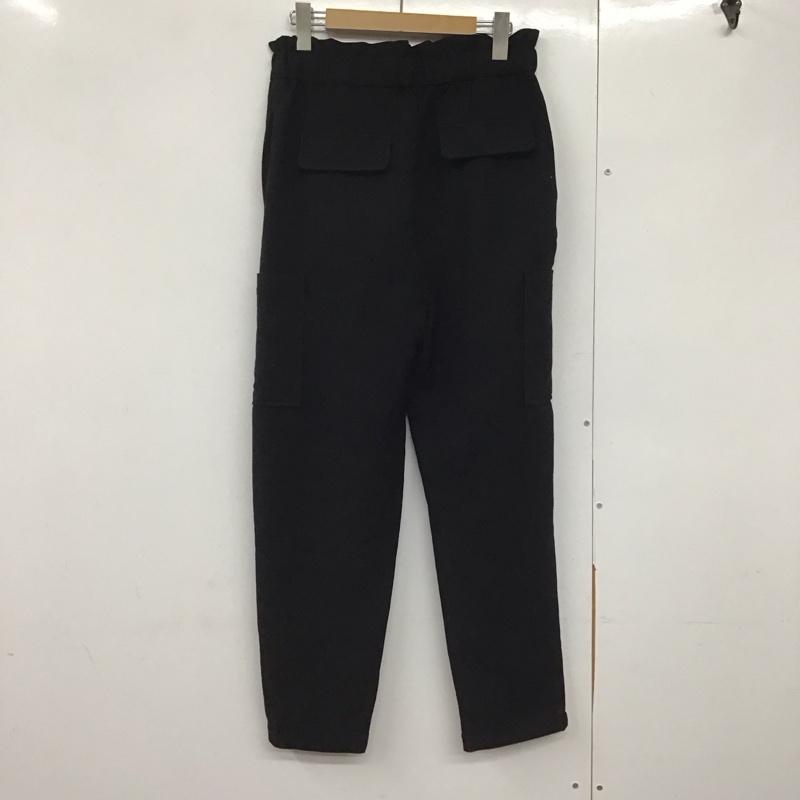 ザラ ZARA パンツ スラックス 8741 225 800 サイドポケット 無地 黒 / ブラック /  レディース USED 古着 中古 10141994