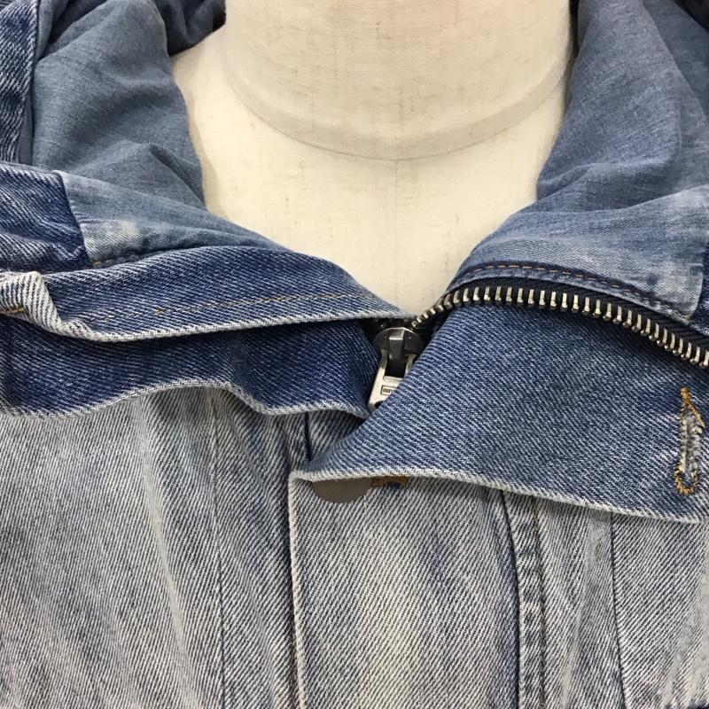 ミニマル mnml ジャケット、上着 ジャケット、ブレザー デニムジャケット パーカージャケット 長袖ジャケット ブルゾン XL 無地 インディゴ / インディゴ /  メンズ USED 古着 中古 10114700