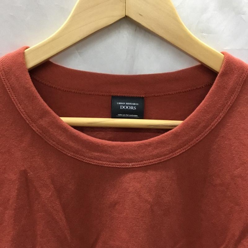 アーバンリサーチドアーズ URBAN RESEARCH DOORS Tシャツ 長袖 DR04-11H008 綿麻ヘビーウェイトロングスリーブTシャツ ロンT 40 無地 橙 / オレンジ /  メンズ USED 古着 中古 10119312