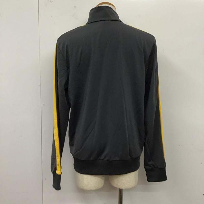 プーマ PUMA ジャケット、上着 ジャケット、ブレザー 557904 トラックジャケット ジャージ XL ロゴ、文字 灰 / グレー / X 黄 / イエロー /  メンズ USED 古着 中古 10122948