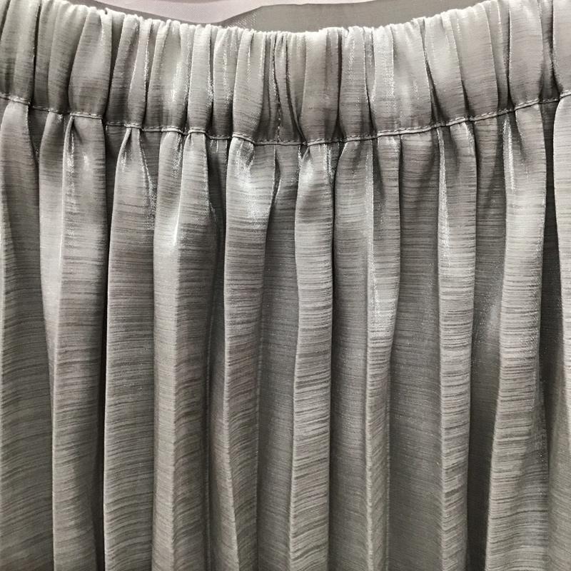 アズールバイマウジー AZUL BY MOUSSY スカート ロングスカート 250EAT31-432H GLOSSY PLEATS SKIRT プリーツ M 無地 灰 / グレー /  レディース USED 古着 中古 10115860