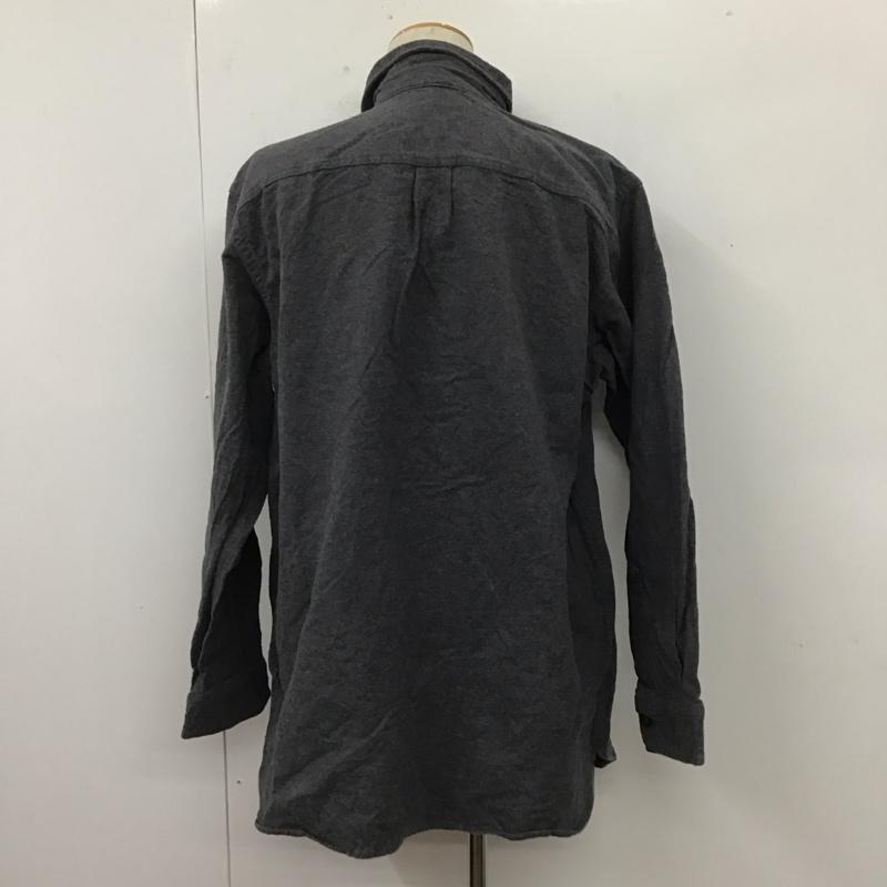 エルエルビーン L.L.Bean シャツ、ブラウス 長袖 L 無地 チャコールグレー / チャコールグレー /  メンズ USED 古着 中古 10106668