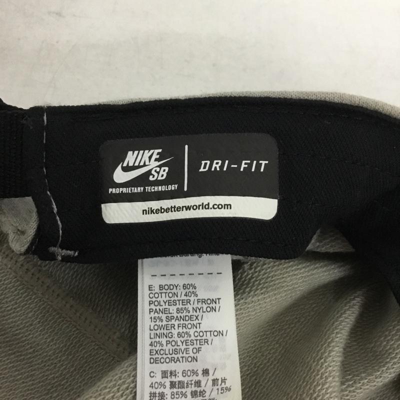 ナイキエスビー NIKE SB 帽子 キャップ 729511-050 エヴァレットポケット 5パネル キャップ ロゴ、文字 灰 / グレー /  メンズ USED 古着 中古 10136308
