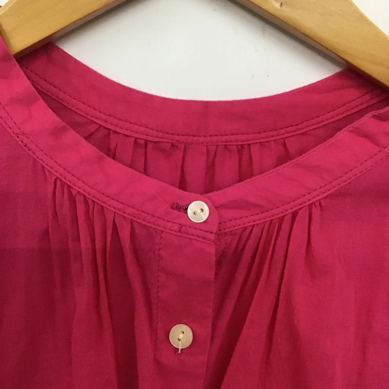 ニコアンド niko and... シャツ、ブラウス 長袖 M 無地 桃 / ピンク /  レディース USED 古着 中古 10132768