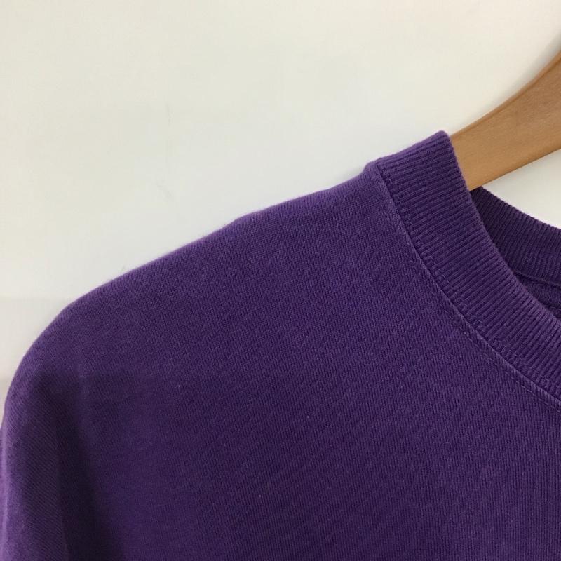 ベンデイビス BEN DAVIS Tシャツ 半袖 半袖カットソー プリントTシャツ クルーネックカットソー L ロゴ、文字 紫 / パープル /  メンズ USED 古着 中古 10133636