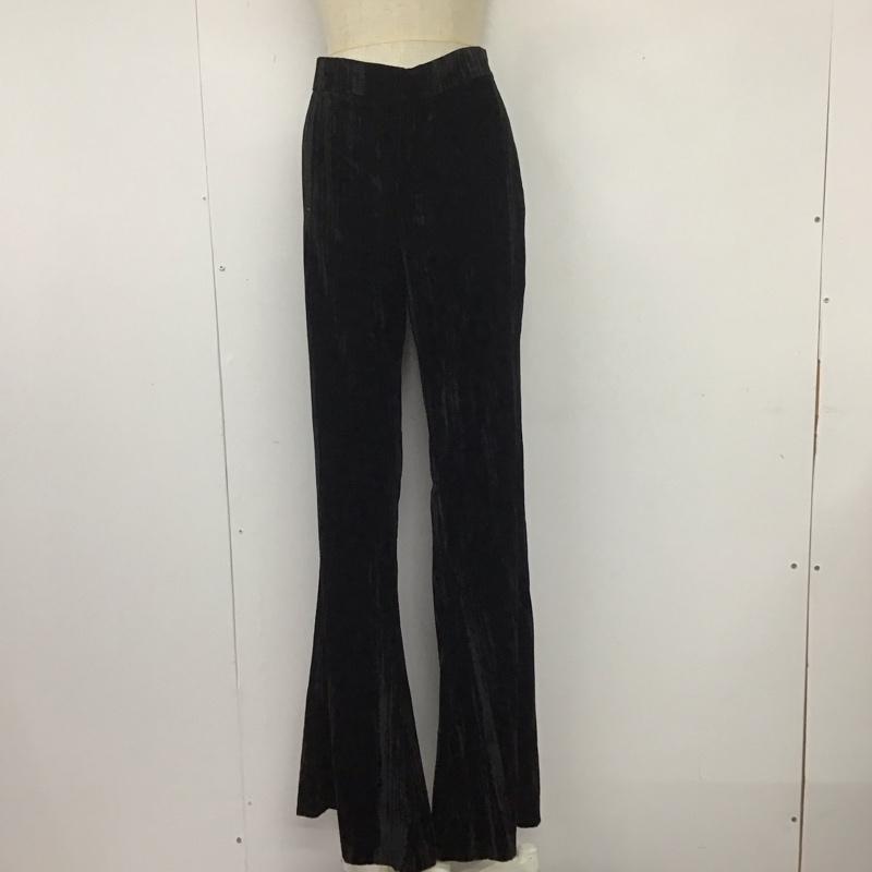 ザラ ZARA ボトムス ボトムス 2731 279 800 フレアパンツ M 無地 黒 / ブラック /  レディース USED 古着 中古 10109405