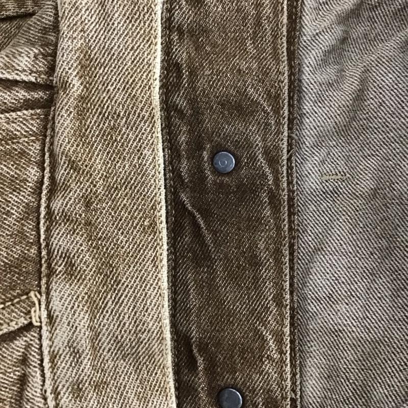 ゲス Guess ジャケット、上着 ジャケット、ブレザー デニムジャケット Gジャン アウター カジュアルジャケット M 無地 茶 / ブラウン /  メンズ USED 古着 中古 10130364