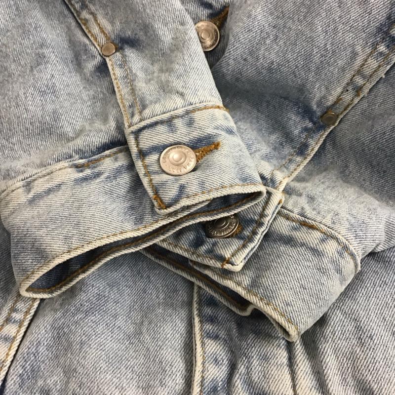 ザラ ZARA ジャケット、上着 ジャケット、ブレザー デニムジャケット Gジャン アウター カジュアルジャケット XL 無地 インディゴ / インディゴ /  メンズ USED 古着 中古 10141849
