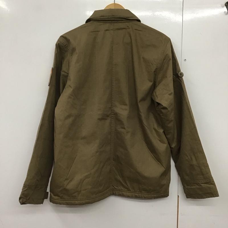 アディダス adidas ジャケット、上着 ジャケット、ブレザー ジップアップジャケット アウター 古着 S ロゴ、文字 ベージュ / ベージュ /  メンズ USED 古着 中古 10141793