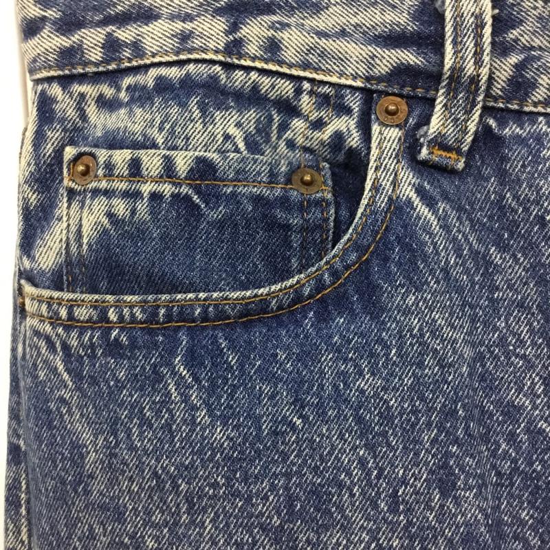 リーバイストラウスアンドコー Levi Strauss & co. パンツ デニム、ジーンズ デニムパンツ ストレートパンツ ワイドパンツ カジュアルパンツ 80s usa製 501 36 無地 インディゴ / インディゴ /  メンズ USED 古着 中古 10109375
