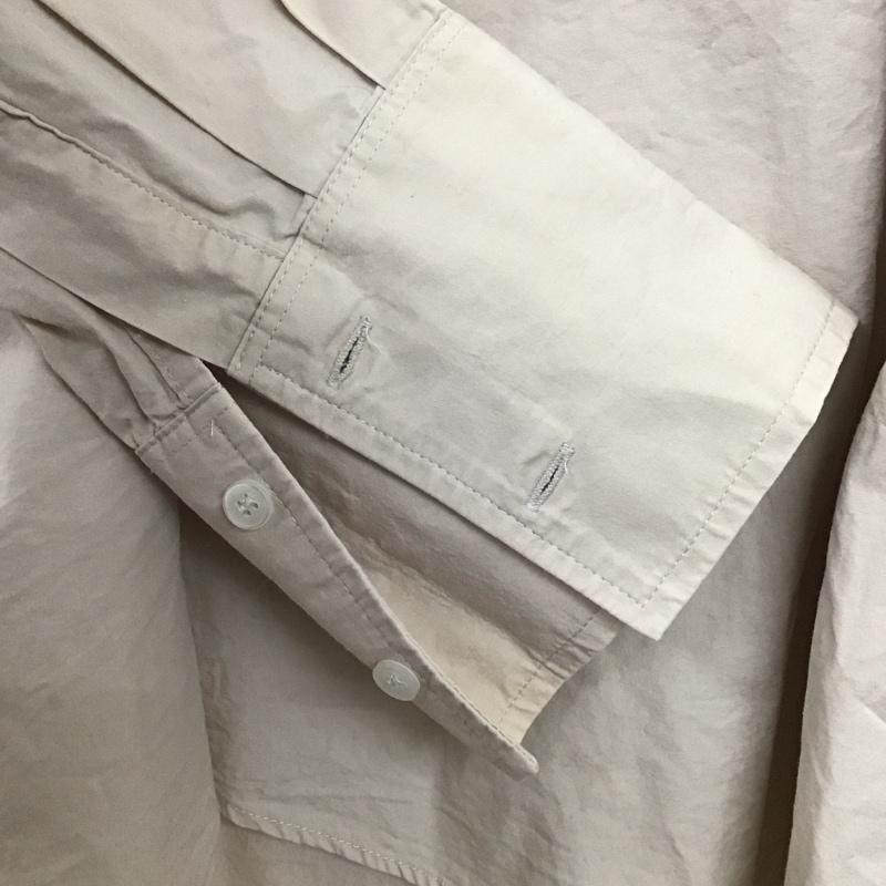 ザラ ZARA シャツ、ブラウス 七分袖 S 無地 ベージュ / ベージュ /  レディース USED 古着 中古 10144241
