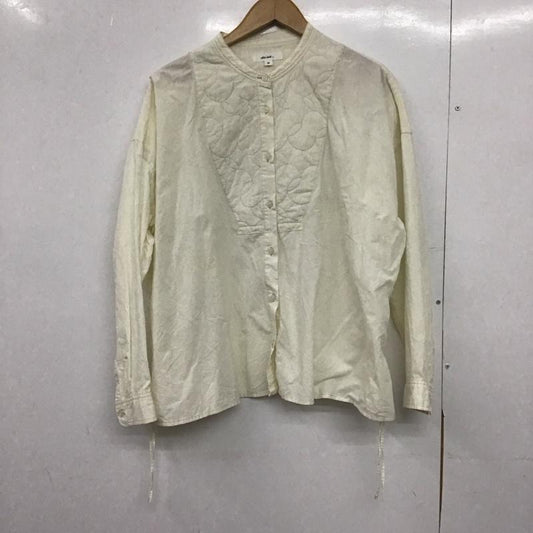 ニコアンド niko and... シャツ、ブラウス 長袖 M 無地 白 / ホワイト /  レディース USED 古着 中古 10148627