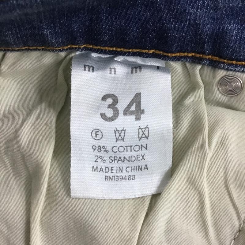ミニマル mnml パンツ デニム、ジーンズ デニムパンツ スリムパンツ ストレッチパンツ ジーンズ 34 無地 インディゴ / インディゴ /  メンズ USED 古着 中古 10120477