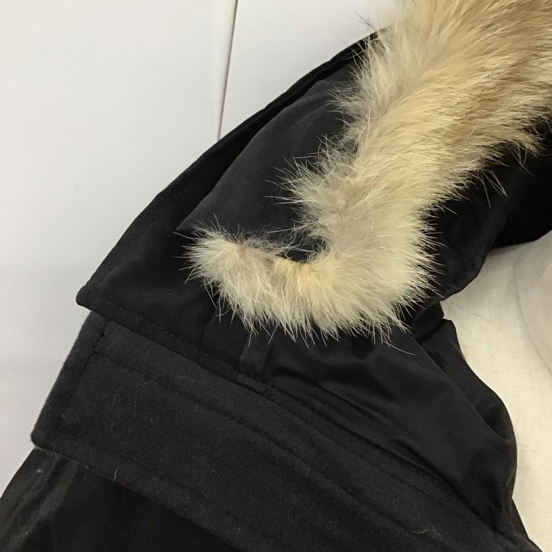 カナダグース CANADA GOOSE ジャケット、上着 ダウンジャケット 3805jma CARSONPARKA ジップアップジャケット ダウンジャケット S ロゴ、文字 黒 / ブラック /  メンズ USED 古着 中古 10123965