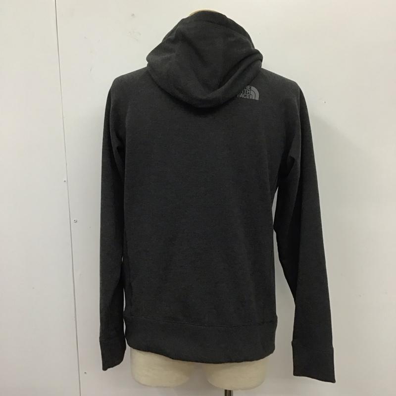 ザノースフェイス THE NORTH FACE パーカー 長袖 NT61795 カラーヘザードスウェットフーディ長袖パーカー プリントスウェット M ロゴ、文字 灰 / グレー /  メンズ USED 古着 中古 10110428
