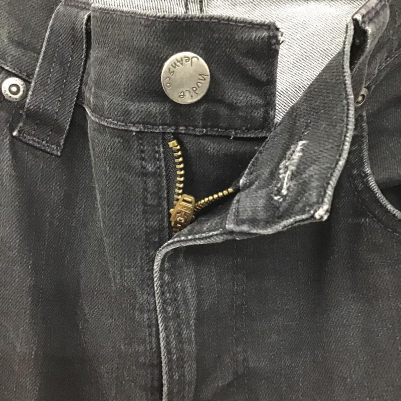 ヌーディージーンズ Nudie Jeans パンツ デニム、ジーンズ W30L32 30インチ 無地 黒 / ブラック /  メンズ USED 古着 中古 10105636