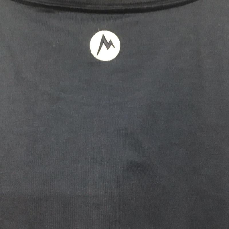 マーモット Marmot Tシャツ 半袖 tssmc401 WsMMWEmbroideryTShirts 半袖カットソー L 無地 紺 / ネイビー /  メンズ USED 古着 中古 10140751