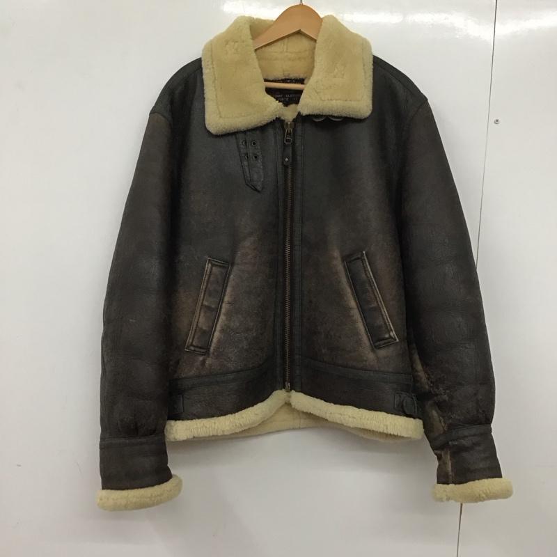 古着 USED ジャケット、上着 ジャンパー、ブルゾン ジップアップジャケット アウター 古着 L 無地 茶 / ブラウン /  メンズ USED 古着 中古 10138785