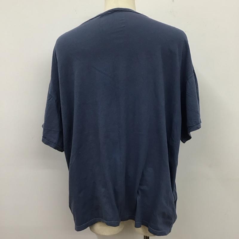 古着 USED Tシャツ 半袖 XXL プリント 水色 / ライトブルー /  メンズ USED 古着 中古 10123336
