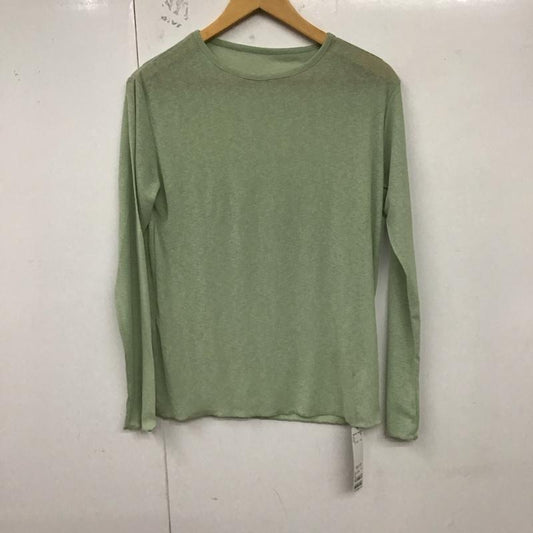オメカシ Omekashi カットソー 長袖 OMS1041106A0005 シアーロングTシャツ FREE 無地 緑 / グリーン /  レディース USED 古着 中古 10129236
