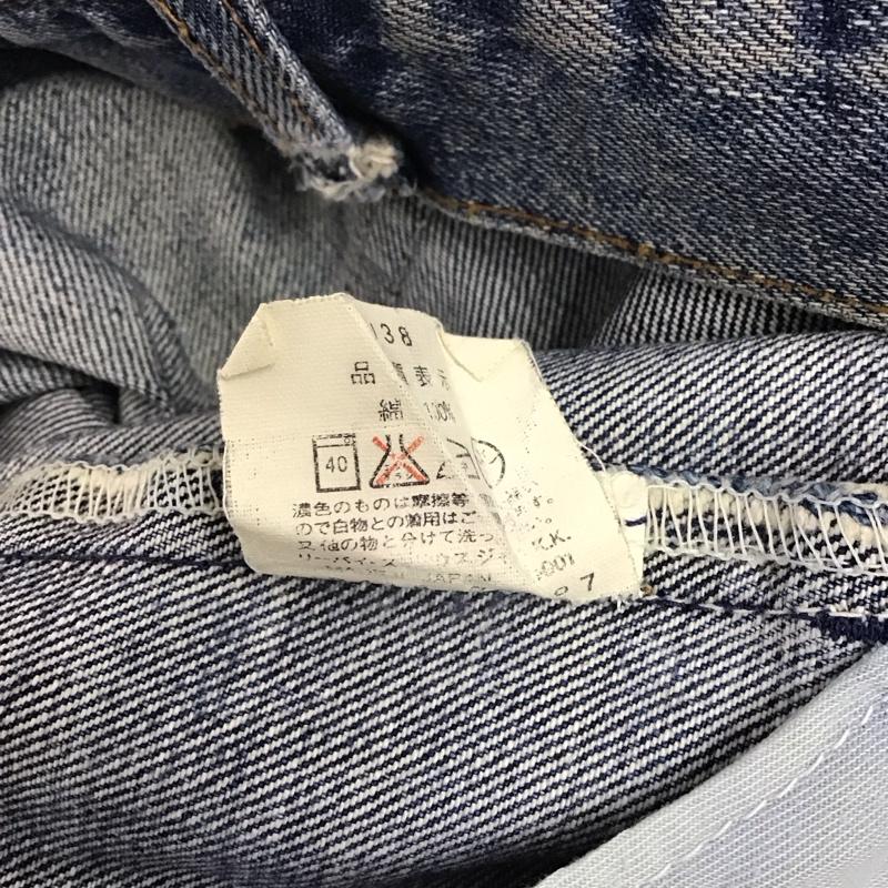 リーバイストラウスアンドコー Levi Strauss & co. パンツ デニム、ジーンズ デニムパンツ ワイドパンツ カジュアルパンツ ストレッチパンツ 34インチ 無地 インディゴ / インディゴ /  メンズ USED 古着 中古 10146551