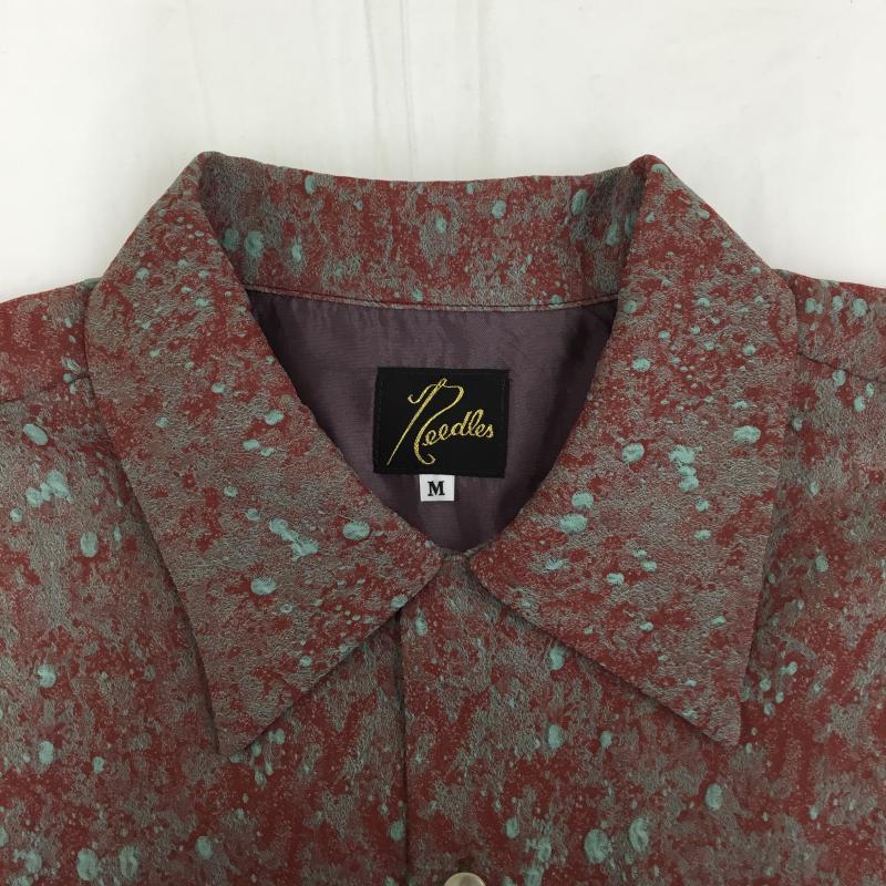 ニードルス Needles シャツ、ブラウス 半袖 23ss Classic Shirts MR139 M 総柄 赤 / レッド / X 青 / ブルー /  メンズ USED 古着 中古 10127267