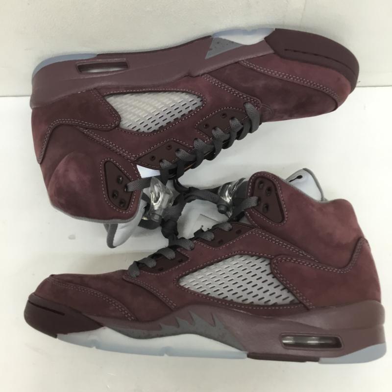 ナイキ NIKE スニーカー スニーカー AIR JORDAN 5 RETRO SE DZ4131-600 ナイキ エアジョーダン 5 レトロ シーズナルエディション ディープバーガンディ ライトグラファイト 27.0cm ロゴ、文字 紫 / パープル /  メンズ USED 古着 中古 10112274