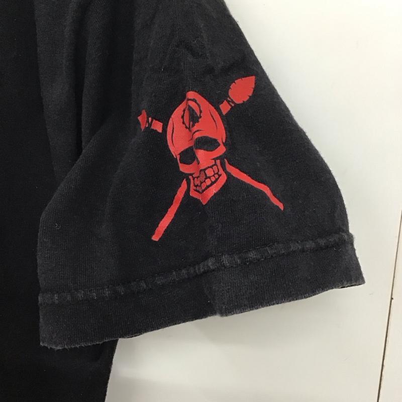 古着 USED Tシャツ 半袖 半袖カットソー プリントTシャツ クルーネックカットソー M ロゴ、文字 黒 / ブラック /  メンズ USED 古着 中古 10134024