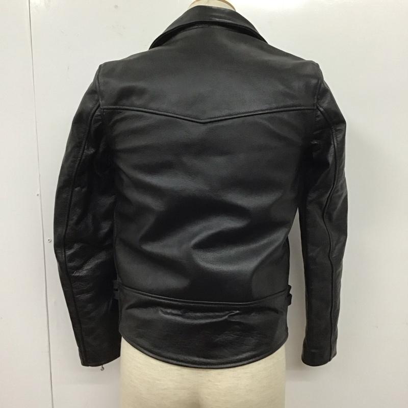 ホーンワークス HORN WORKS ジャケット、上着 ジャンパー、ブルゾン ライダースジャケット ジップアップジャケット アウター カラージャケット M 無地 黒 / ブラック /  メンズ USED 古着 中古 10109840