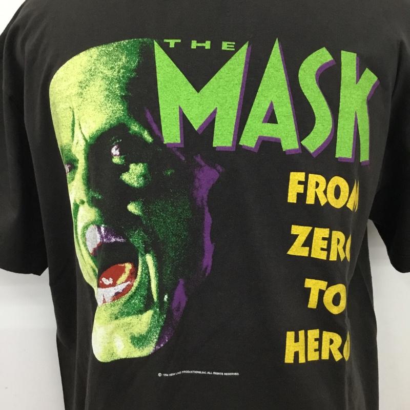 古着 USED Tシャツ 半袖 半袖カットソー プリントTシャツ クルーネックカットソー 映画Tシャツ mask XL プリント 黒 / ブラック /  メンズ USED 古着 中古 10120811