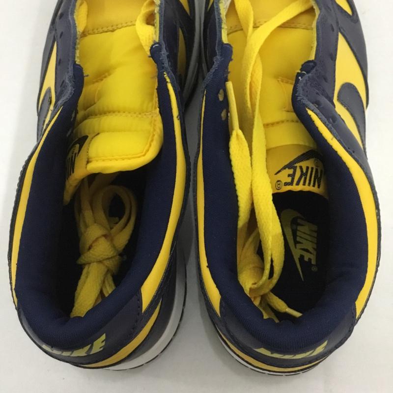 ナイキ NIKE スニーカー スニーカー 630358 471 DUNK LOW 26cm 箱有 99年 26.0cm ロゴ、文字 紺 / ネイビー / X マスタード / マスタード /  メンズ USED 古着 中古 10131697
