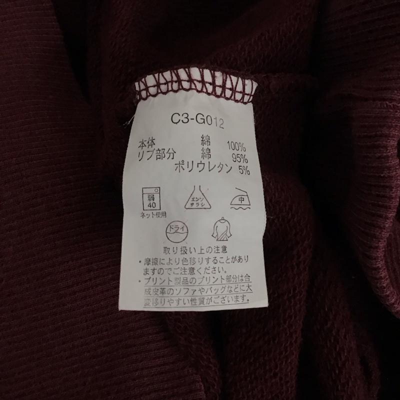 チャンピオン Champion トレーナー 長袖 長袖 XL プリント えんじ / ワインレッド /  メンズ USED 古着 中古 10117568