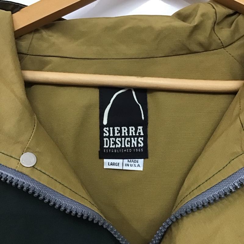 シェラデザイン SIERRA DESIGNS ジャケット、上着 ジャンパー、ブルゾン ジップアップジャケット アウター 古着 L 無地 カーキ / カーキ /  メンズ USED 古着 中古 10146651