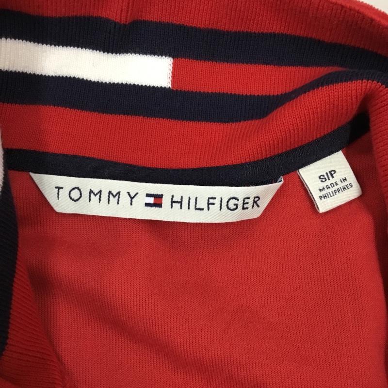 トミーヒルフィガー TOMMY HILFIGER ジャケット、上着 ジャケット、ブレザー 123-321803-720 フリースジャケット S ロゴ、文字 赤 / レッド /  レディース USED 古着 中古 10107458