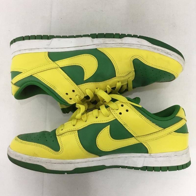 ナイキ NIKE スニーカー スニーカー DV0833-300 DUNK LOW RETRO BTTYS 28cm 28.0cm ロゴ、文字 緑 / グリーン / X 黄 / イエロー /  メンズ USED 古着 中古 10133172