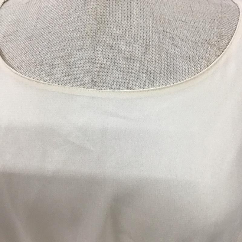 マジェスティックレゴン MAJESTIC LEGON ワンピース ロングスカート 1002069704 半袖ロングワンピース フレアスカート 切り替えワンピース M 無地 白 / ホワイト /  レディース USED 古着 中古 10119439