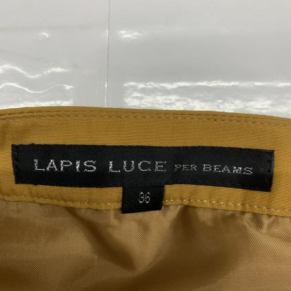 ラピスルーチェパービームス LAPIS LUCE PER BEAMS スカート  スカート ボトムス 36 無地 マスタード / マスタード /  レディース USED 古着 中古 10024901