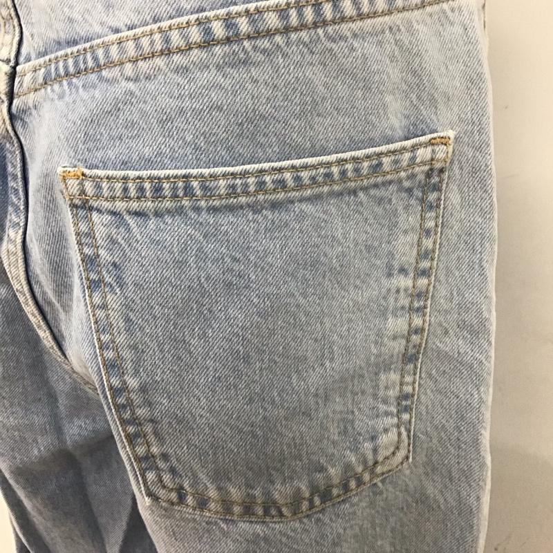 ザラ ZARA パンツ デニム、ジーンズ カットオフ 無地 水色 / ライトブルー /  レディース USED 古着 中古 10108076