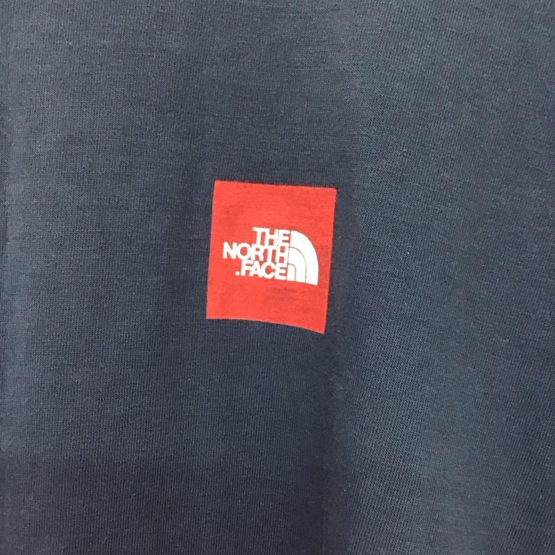 ザノースフェイス THE NORTH FACE Tシャツ 半袖 S プリント 紺 / ネイビー /  メンズ USED 古着 中古 10134543