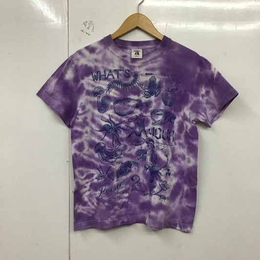 ソフト・マシーン SOFTMACHINE Tシャツ 半袖 半袖カットソー プリントTシャツ クルーネックカットソー M プリント 紫 / パープル /  メンズ USED 古着 中古 10128775