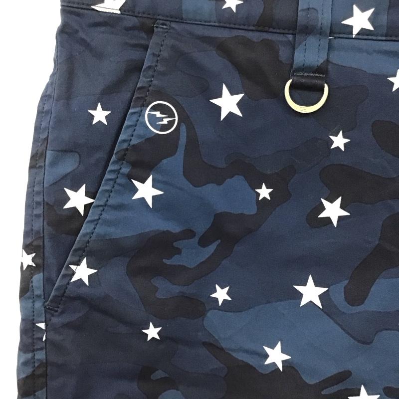 ユニフォームエクスペリメント uniform experiment パンツ ショートパンツ 半袖パンツ ショートパンツ プリントパンツ 2 プリント 紺 / ネイビー /  メンズ USED 古着 中古 10111655