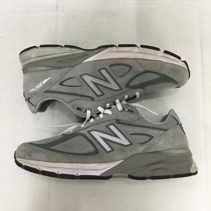 ニューエラ NEW ERA スニーカー スニーカー U990GR4 27cm 27.0cm ロゴ、文字 灰 / グレー /  メンズ USED 古着 中古 10149475