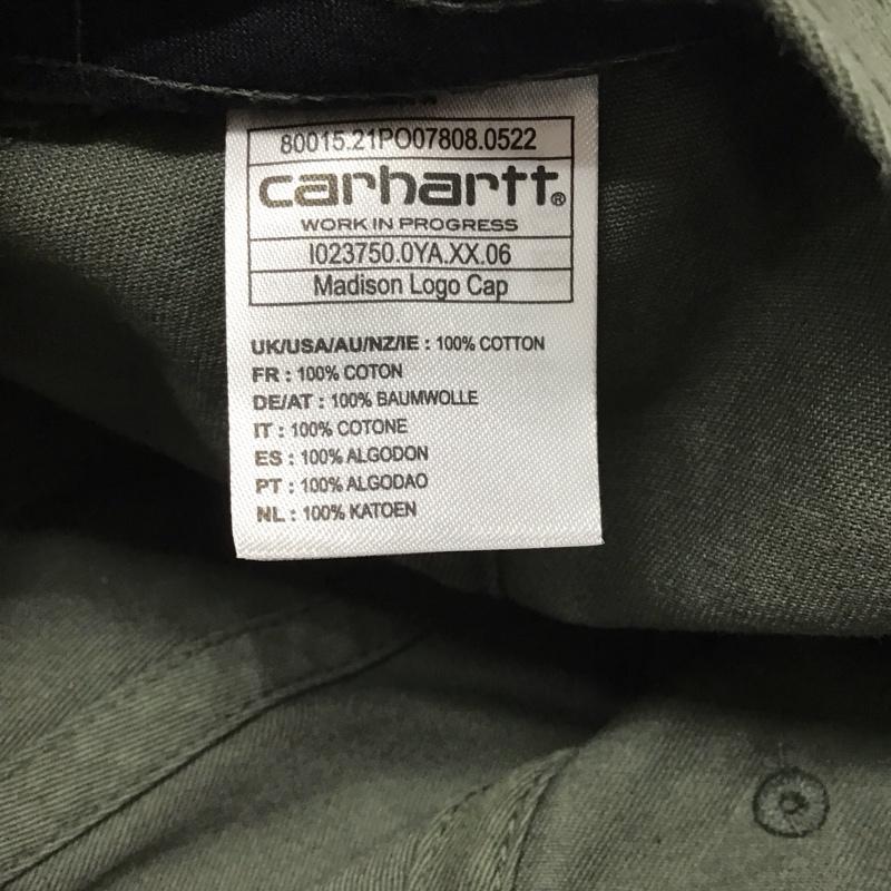 カーハート Carhartt 帽子 キャップ I023750 MADISON LOGO CAP ワンポイント カーキ / カーキ /  メンズ USED 古着 中古 10115678
