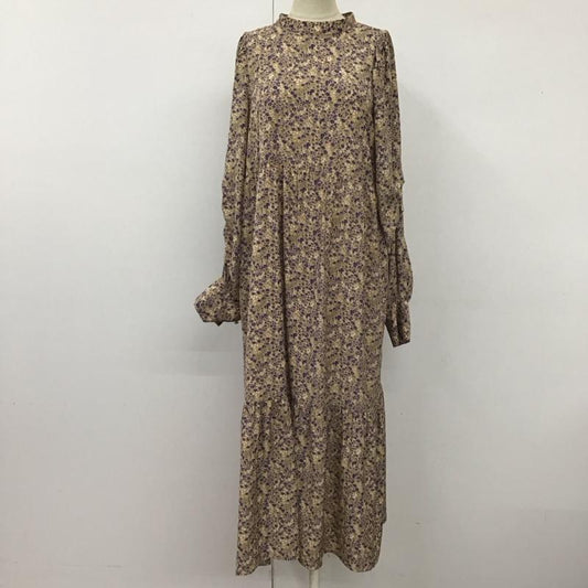 アルシーヴ archives ワンピース ロングスカート PM-20-173 ティアード 長袖 スタンドネック M 花柄 マルチカラー / マルチカラー /  レディース USED 古着 中古 10112151
