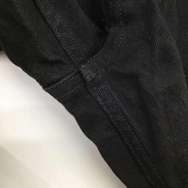 ビューティアンドユースユナイテッドアローズ BEAUTY&YOUTH UNITED ARROWS パンツ デニム、ジーンズ デニムパンツ スリムパンツ ストレートパンツ カジュアルパンツ 34 無地 黒 / ブラック /  メンズ USED 古着 中古 10113669