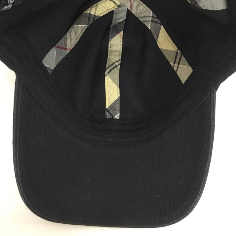 バーブァー Barbour 帽子 キャップ 6パネルキャップ ONE SIZE ロゴ、文字 黒 / ブラック /  メンズ USED 古着 中古 10150008